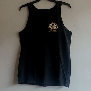 Men's large Grim Days tank top shirt black skull Last in Paradise